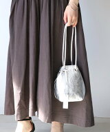 【MARCO MASI】メタリック巾着ショルダーバッグ-TRILLI DRAWSTRING BAG